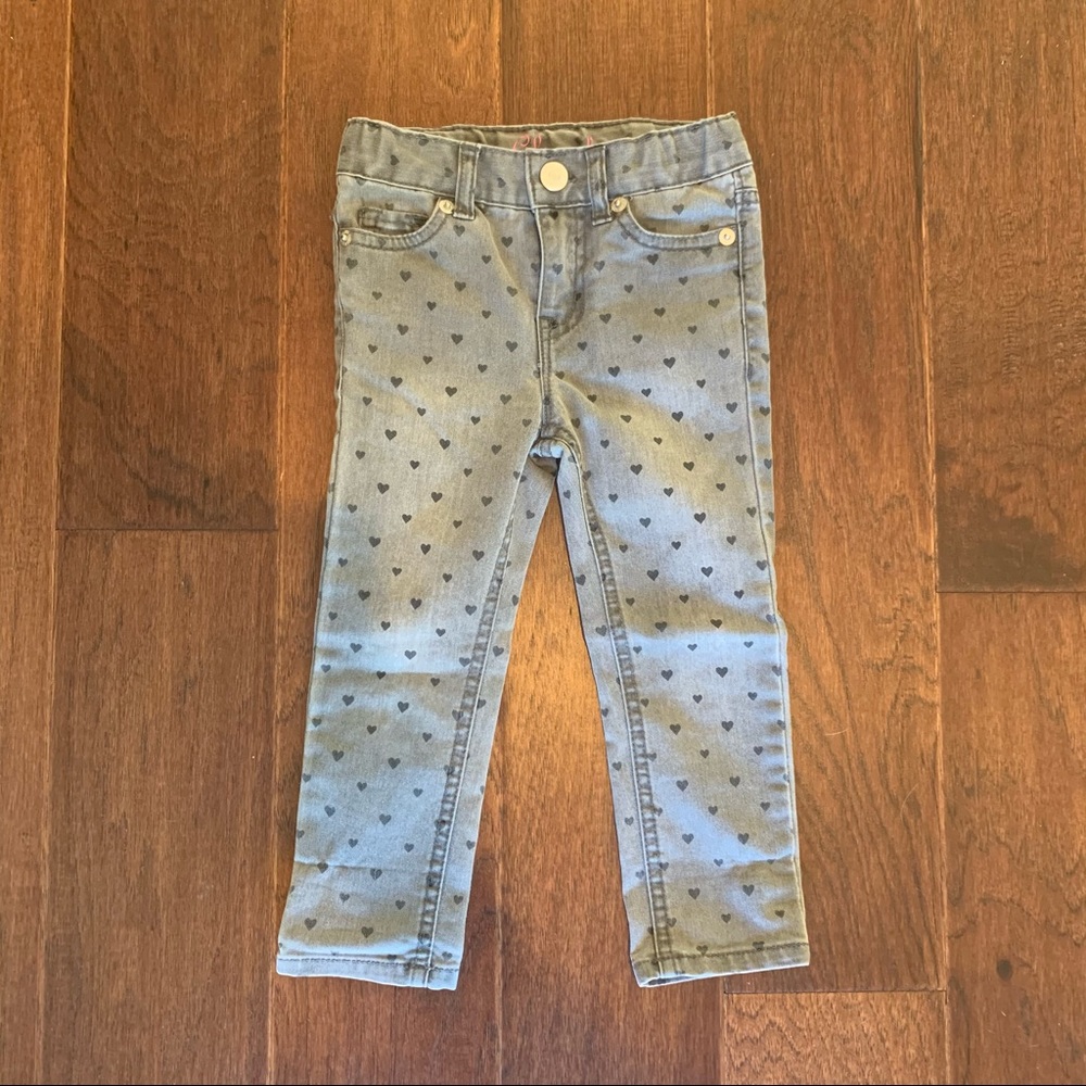 Girl’s print skinny jeans